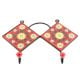 Red And Yellow Flower Tiles Hook